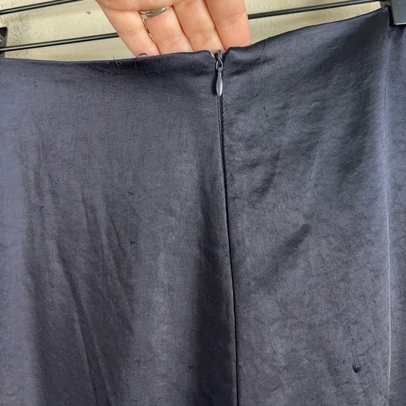 Paper London Lex Wide Leg Trouser Pants in Navy Size 14 - Picture 6 of 11